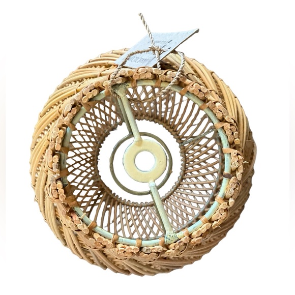 NWT Joglo Living Maluku Rattan Pendant Light Shade - Picture 7 of 9